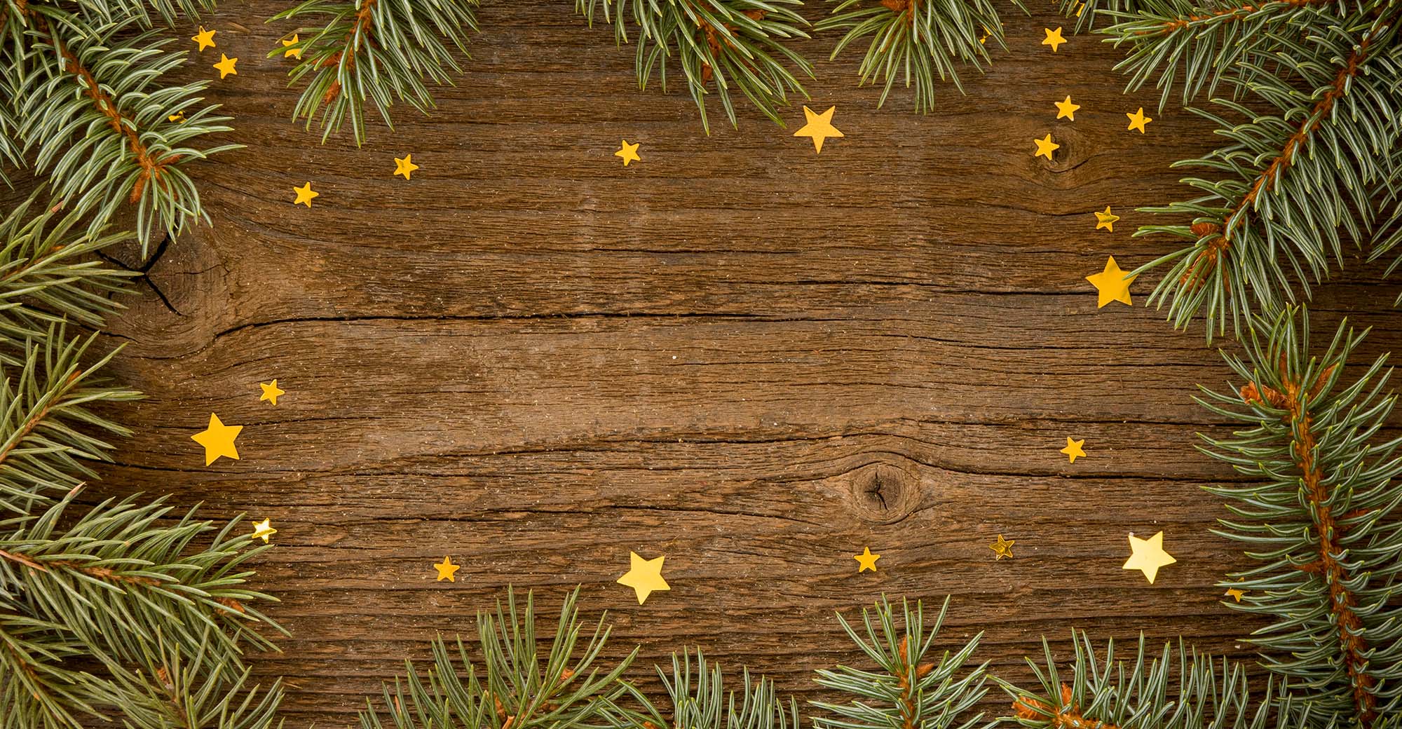 header houten vloer kerst